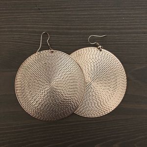 Large Disc Earrings